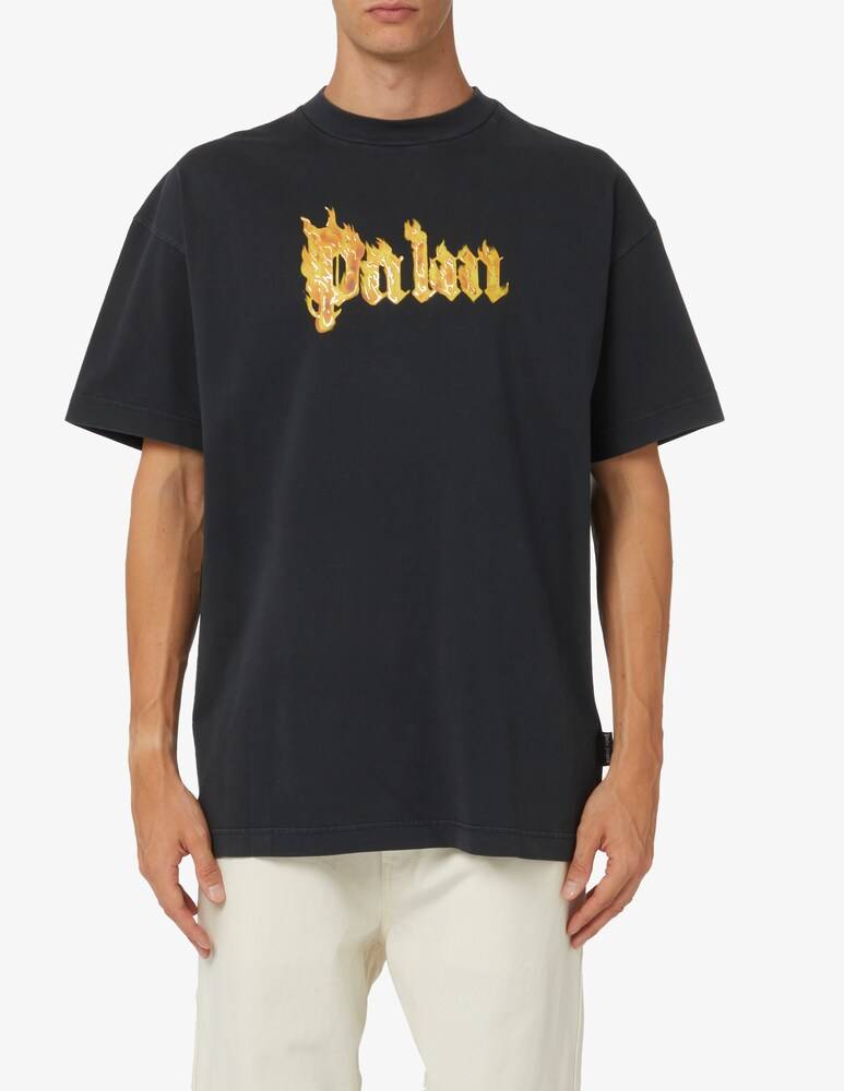 Palm Angels Maglietta flames front