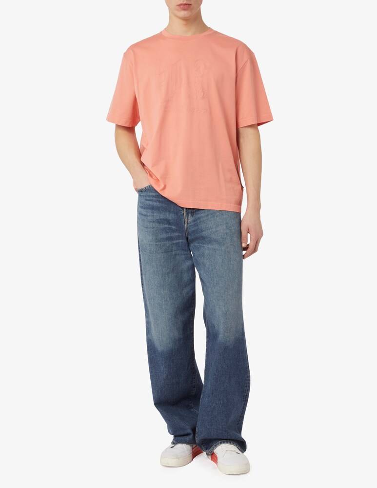Palm Angels Maglietta Monogram Big Logo Slim Fit Tee