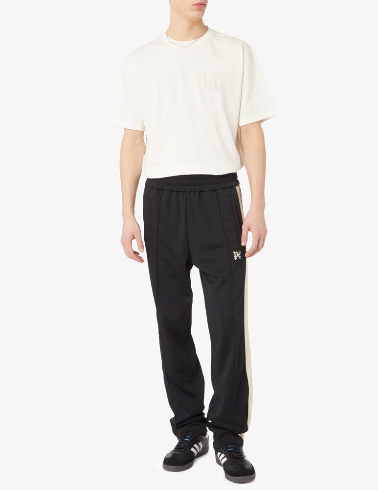 Palm Angels Maglietta Monogram Small Logo Slim Fit