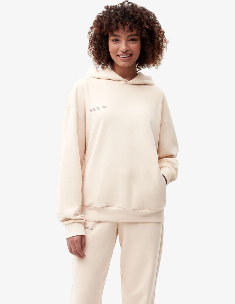 PANGAIA Felpa con cappuccio 365 - Beige