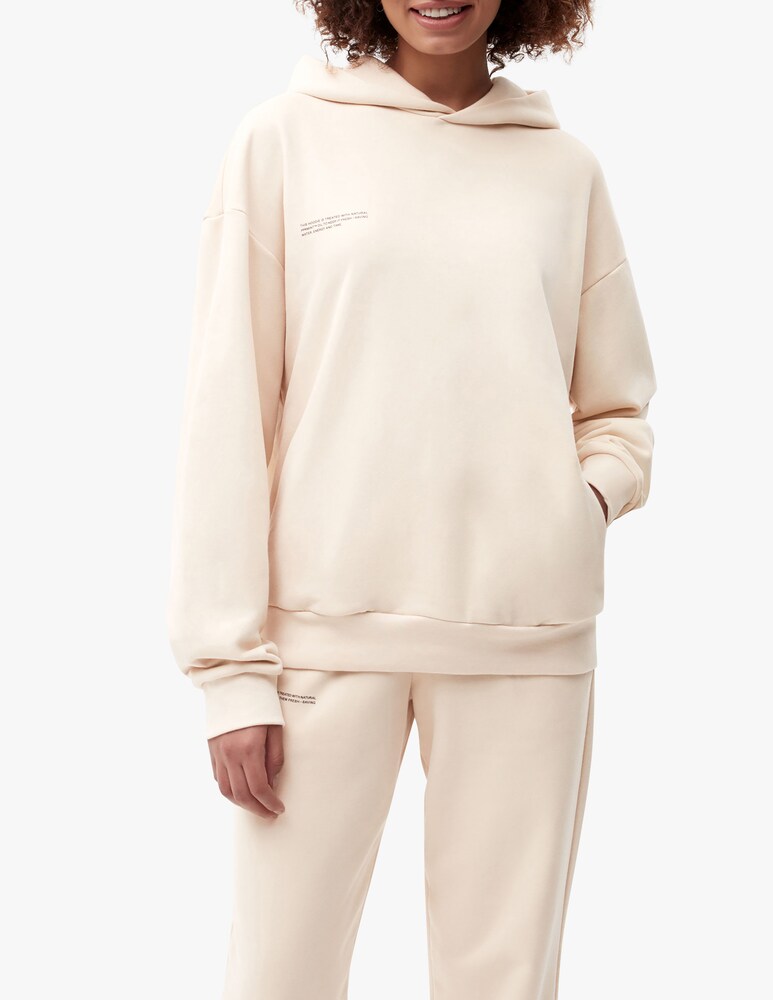 PANGAIA Felpa con cappuccio 365 - beige