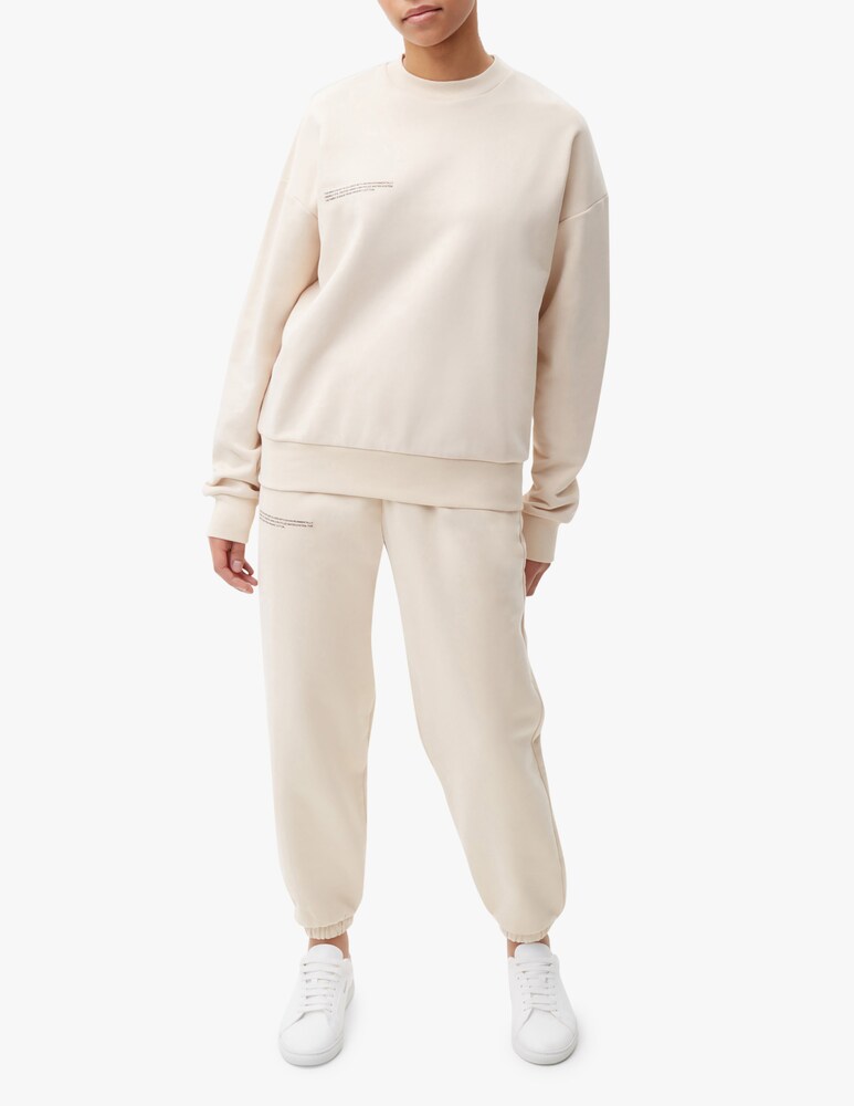PANGAIA Felpa Girocollo 365 - Beige