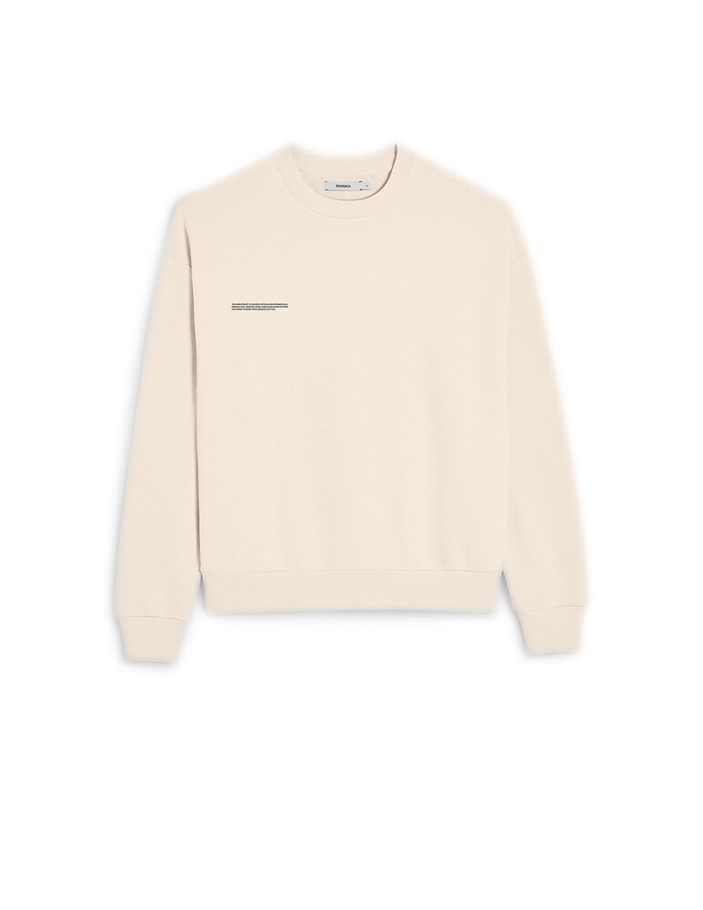 PANGAIA Felpa Girocollo 365 - Beige