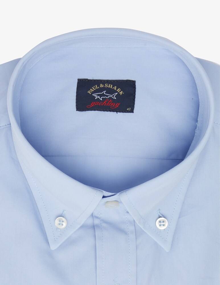 Paul & Shark Camiciaicia In Popeline Di Cotone