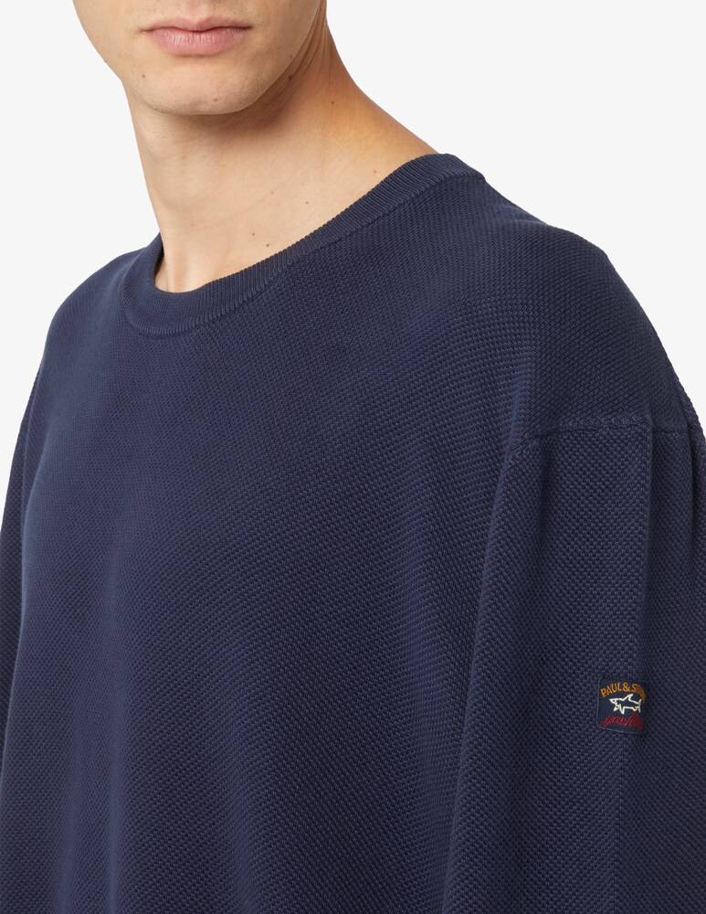 Paul & Shark Maglia Girocollo Con Badge