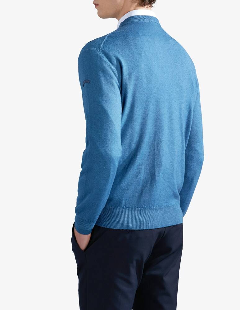 Paul & Shark Maglia In Lana Merino Extra Fine