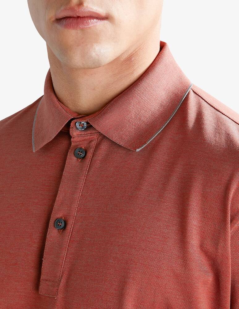 Paul & Shark Polo Manica Lunga Pique Con Logo