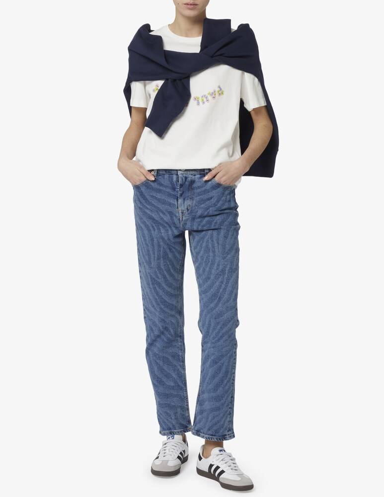 Paul Smith T-shirt Logo Smile Fiori