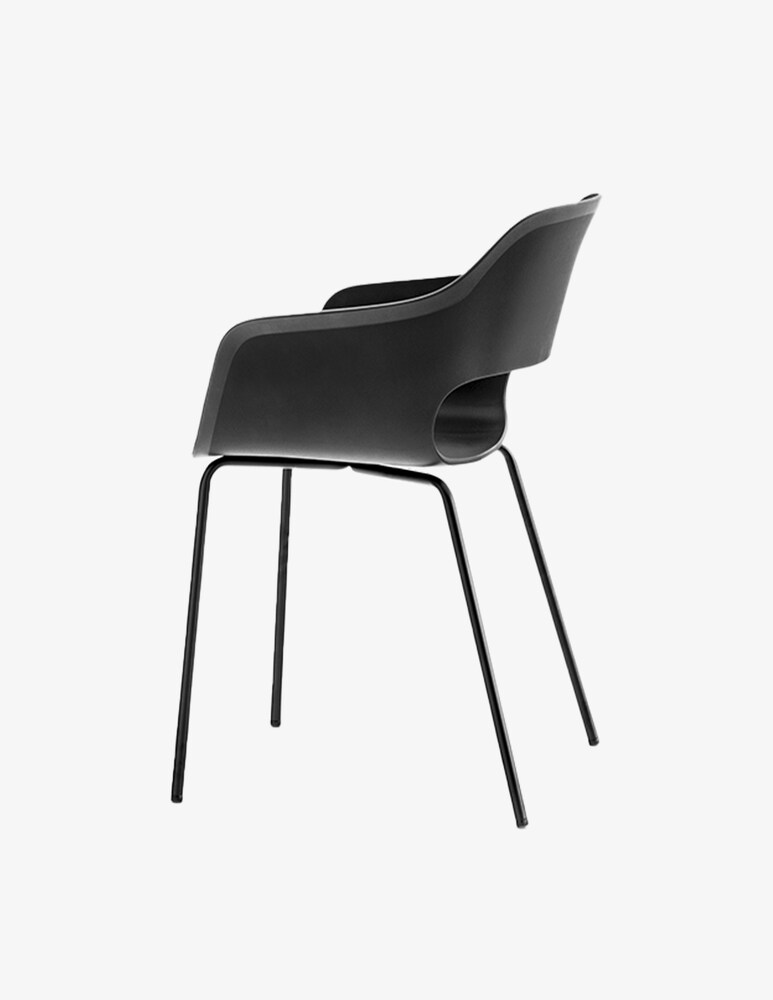 Pedrali Babila Poltrona Con Gambe In Metallo - Nero