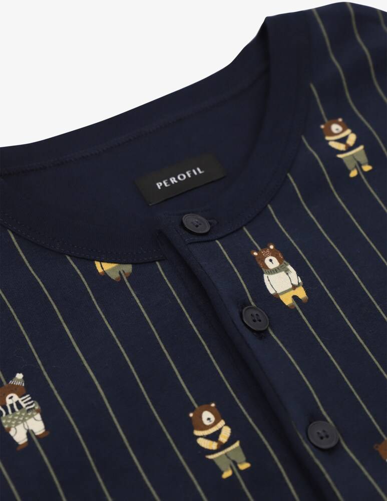 Perofil Pigiama Serafino Polsi St.teddy