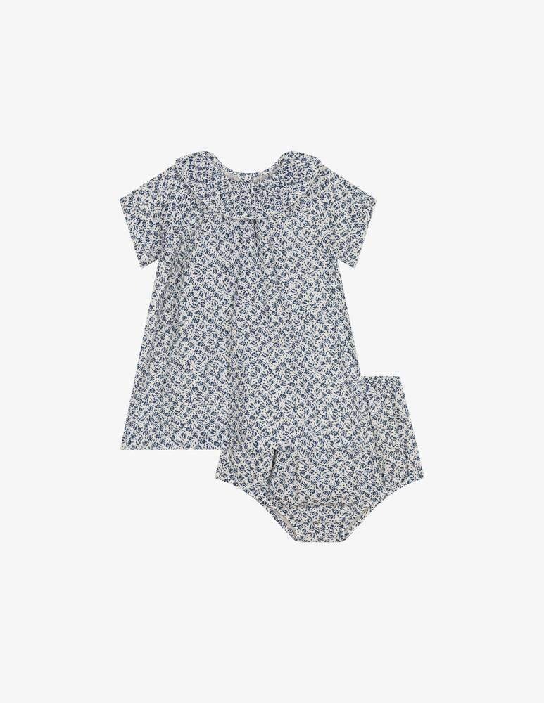 Petit Bateau Abito A Manica Corta In Cotone