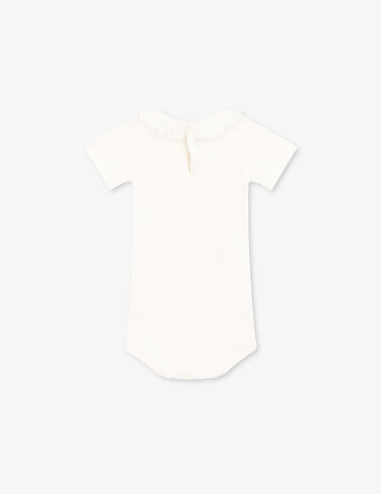 Petit Bateau Body A Maniche Corte In Cotone