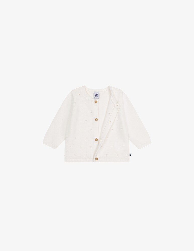 Petit Bateau Cardigan In Cotone