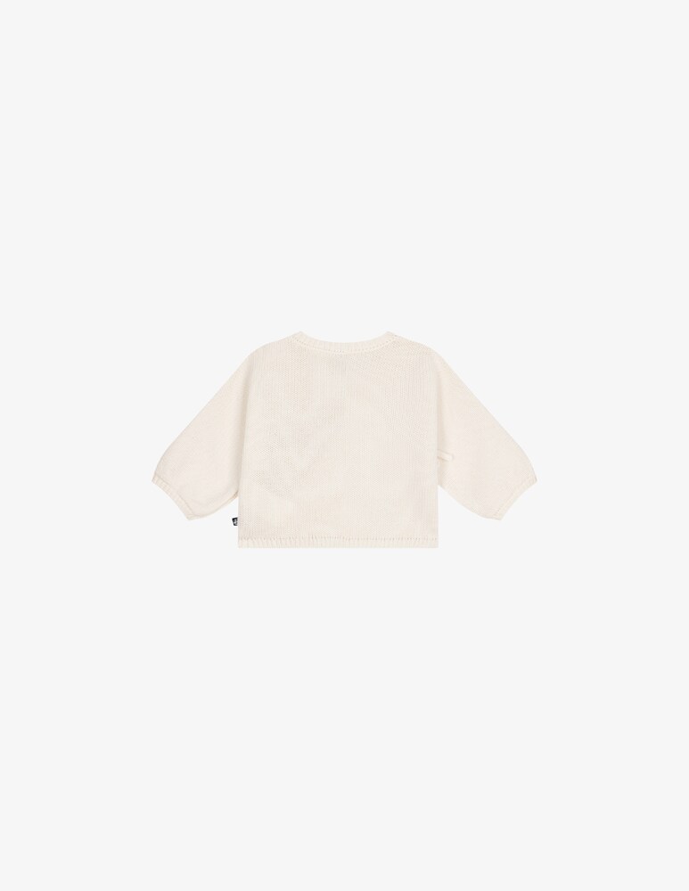 Petit Bateau Cardigan In Misto Lana