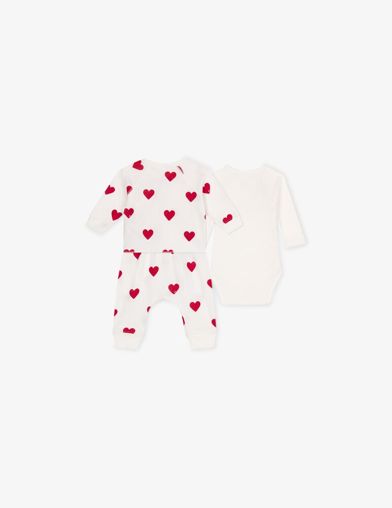 Petit Bateau Completo 3 Pezzi