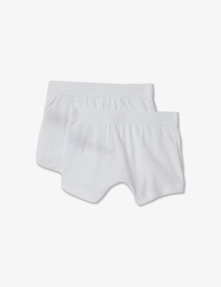 Petit Bateau Confezione Di 2 Boxer - Bianco