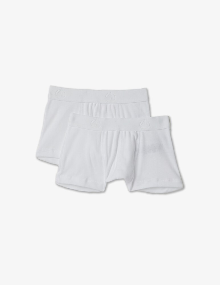 Petit Bateau Confezione di 2 boxer - Bianco