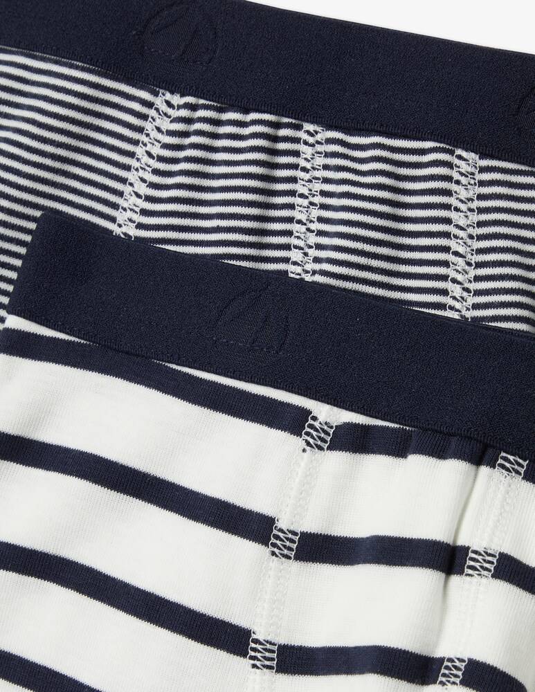 Petit Bateau Confezione Di 2 Boxer - Blu