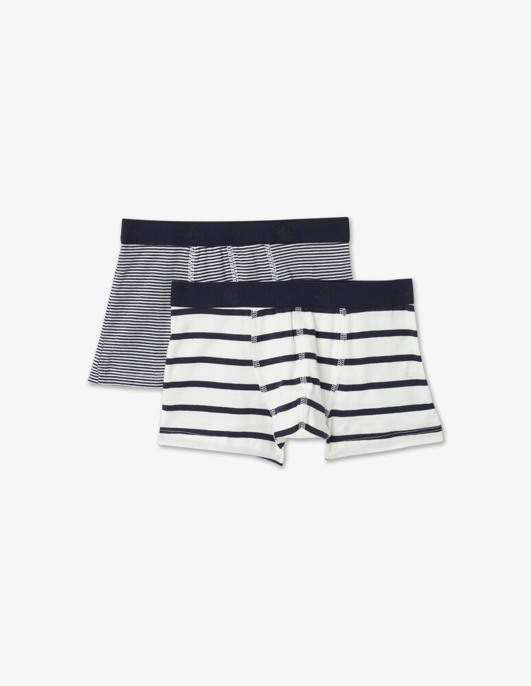 Petit Bateau Confezione di 2 boxer - Blu