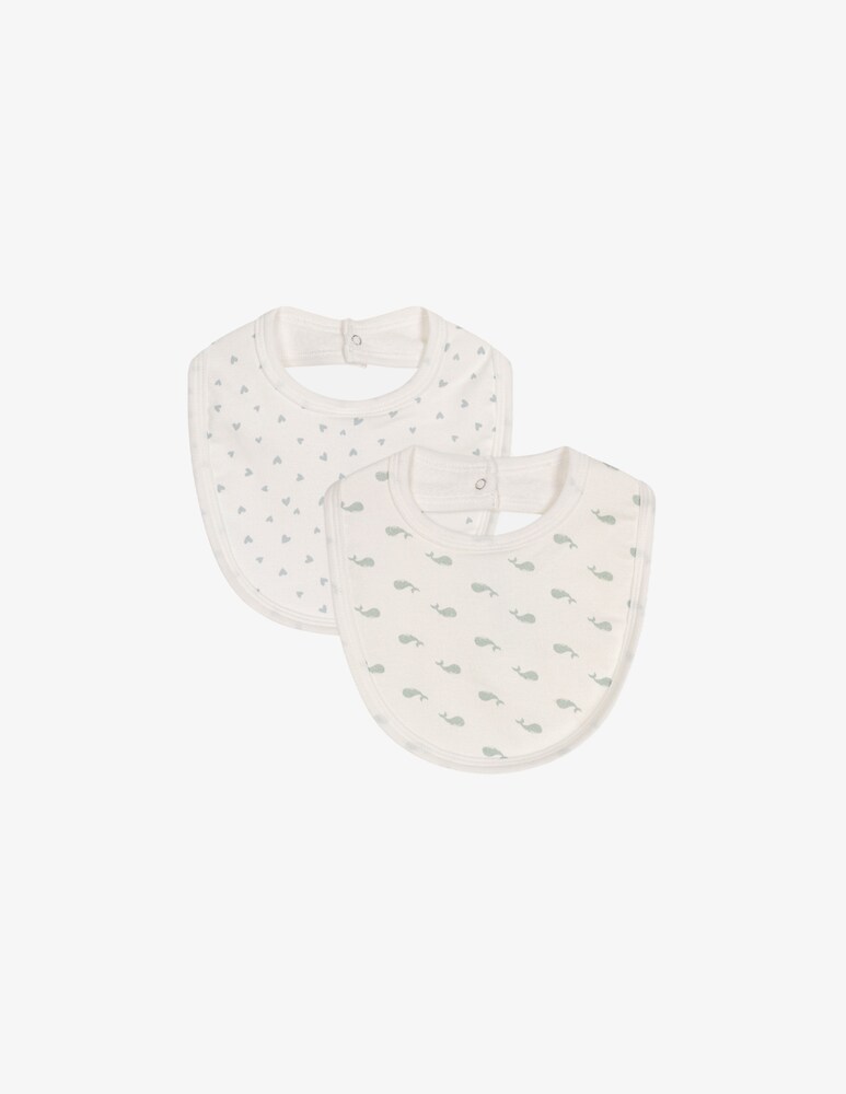 Petit Bateau Set di due bavette