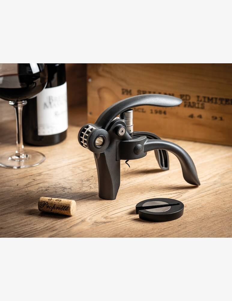 Peugeot Baltaz Lever Corkscrew With Foil Cutter Black