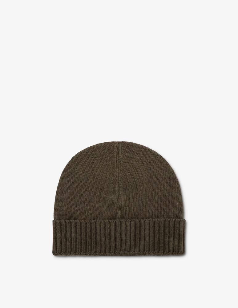 Peuterey Beanie liscio con patch logo silli