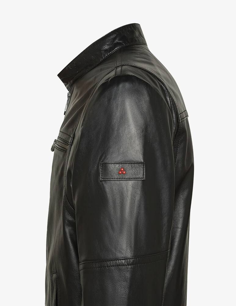 Peuterey Giacca Bomber In Pelle Sands