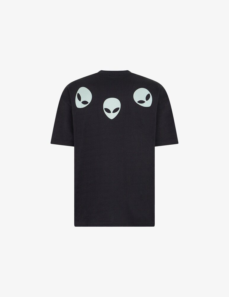Phobia Maglietta Glow Triple Alien Print
