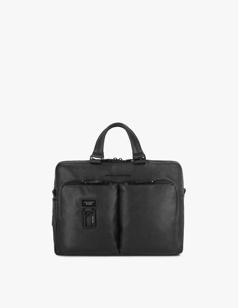 Piquadro Porta computer e porta iPad®Pro 12,9” a due manici - Nero