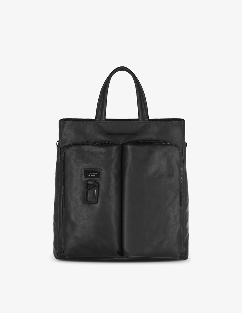 Piquadro Porta computer e porta iPad®Pro 12,9” due manici - Nero