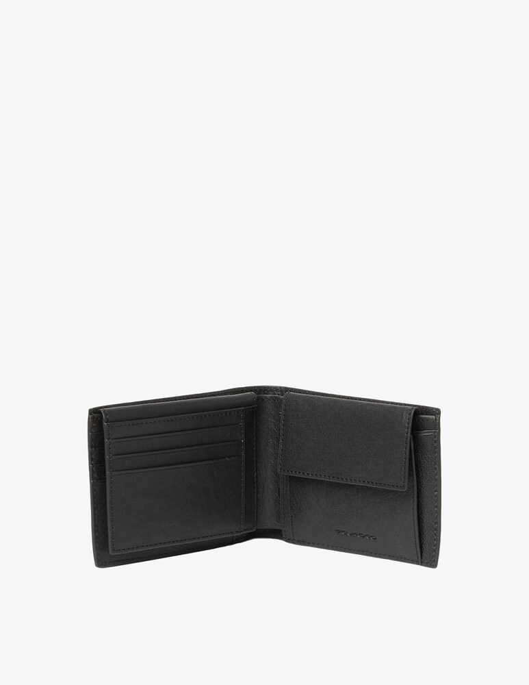 Piquadro Portafoglio Con Porta ID Eprotezione RFID - Nero