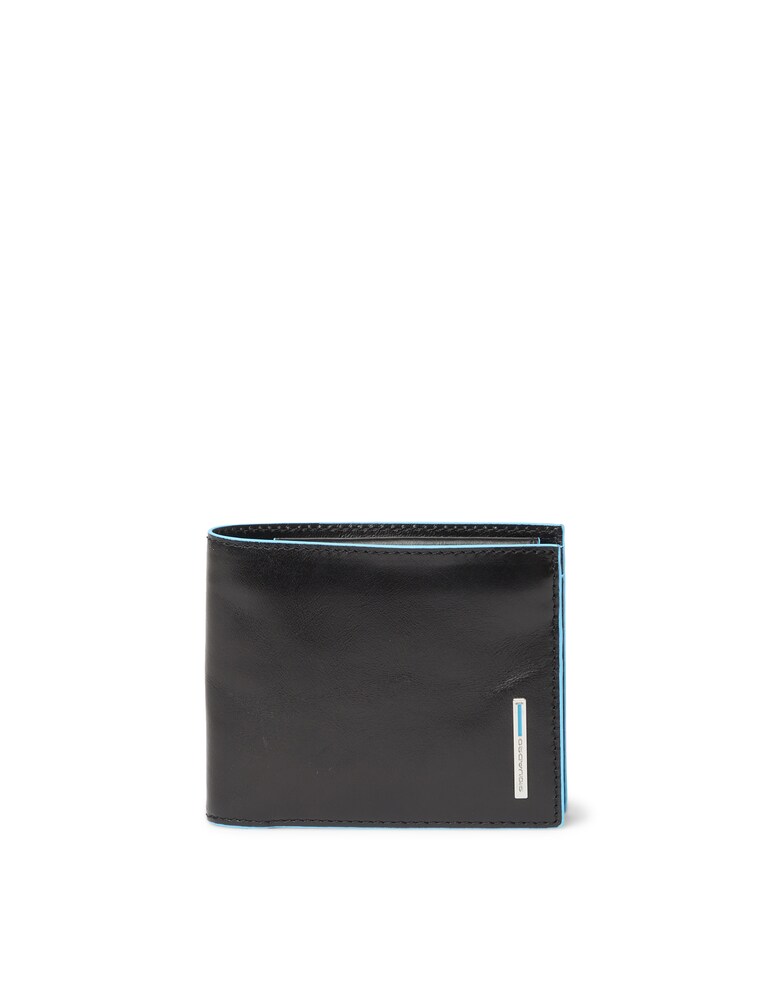 Piquadro Portafoglio con portamonete e porta carte - nero