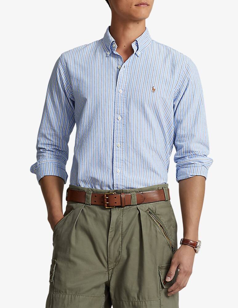 Polo Ralph Lauren Camicia custom fit oxford riga alternata