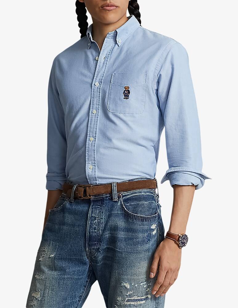 Polo Ralph Lauren Camicia custom oxford bear