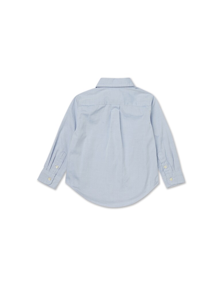 Polo Ralph Lauren Camicia Manica Lunga Custom Fit - Blu