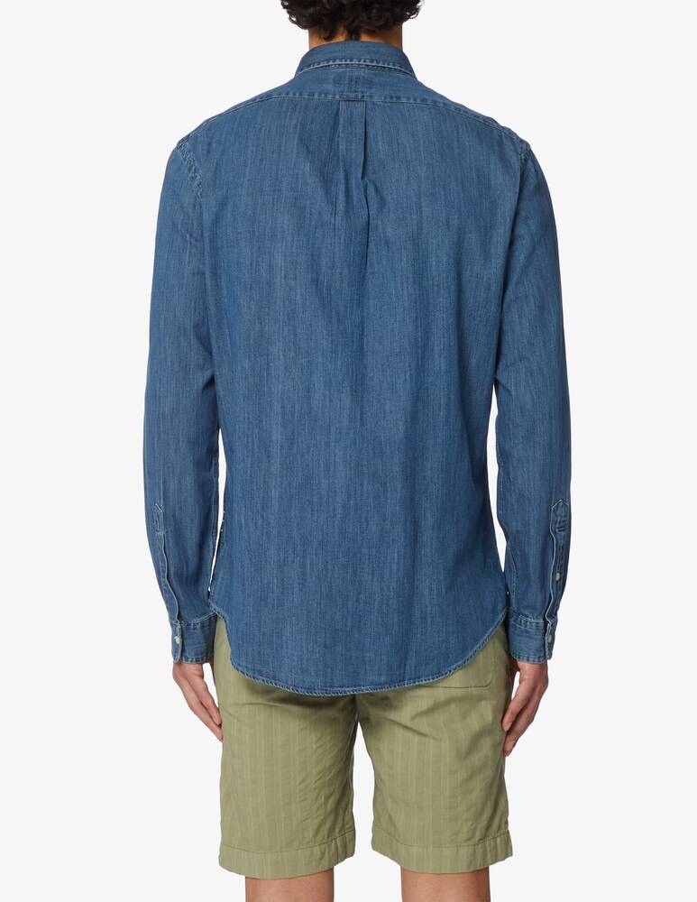 Polo Ralph Lauren Camicia Manica Lunga Slim Denim
