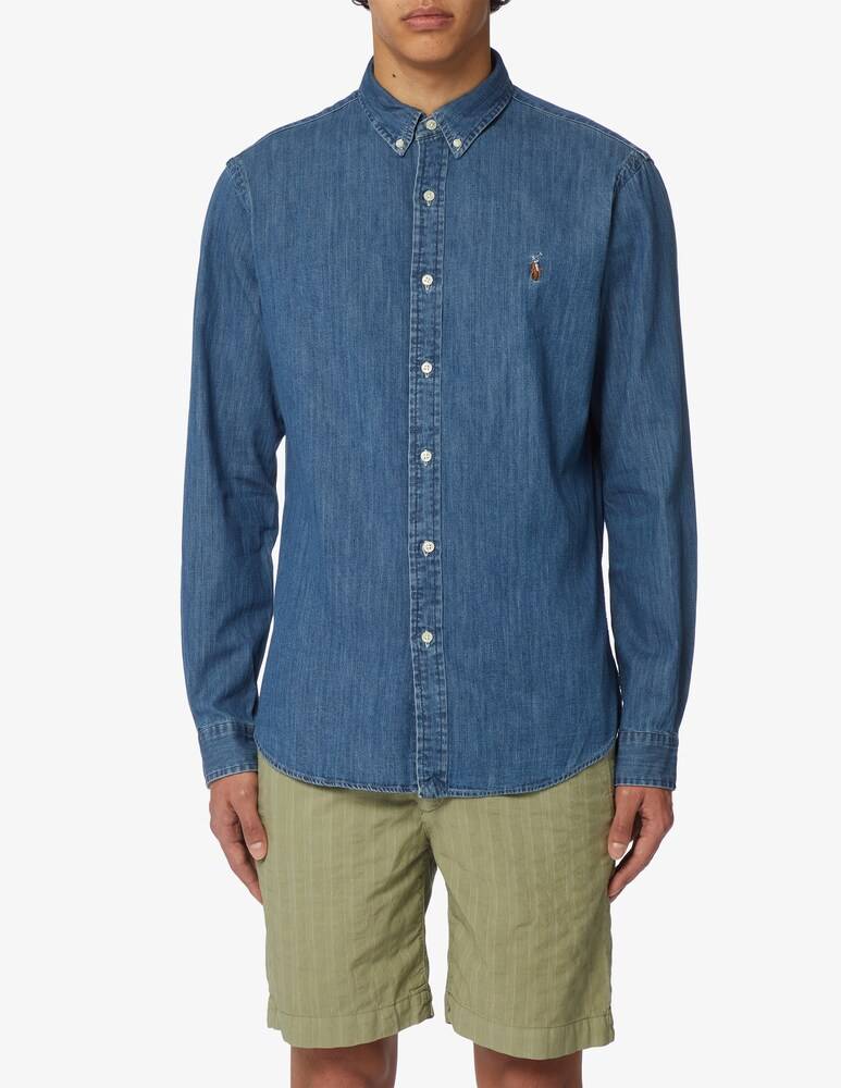 Polo Ralph Lauren Camicia manica lunga slim denim