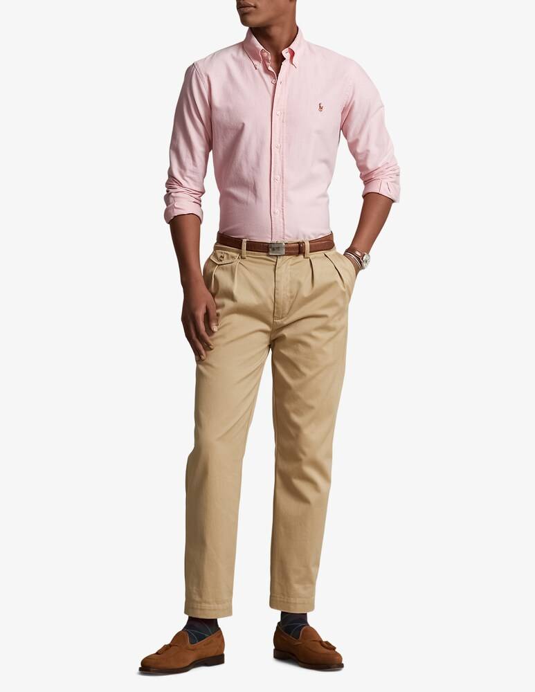 Polo Ralph Lauren Camicia Manica Lunga Slim Oxford