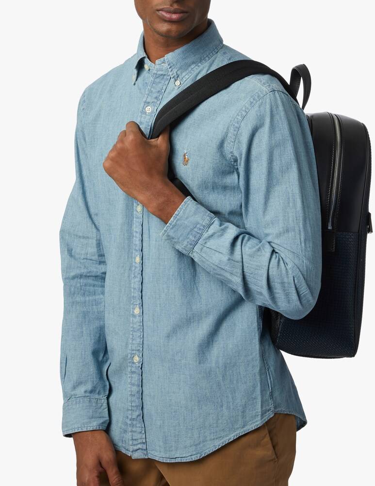 Polo Ralph Lauren Camicia Sportiva Chambray Slim