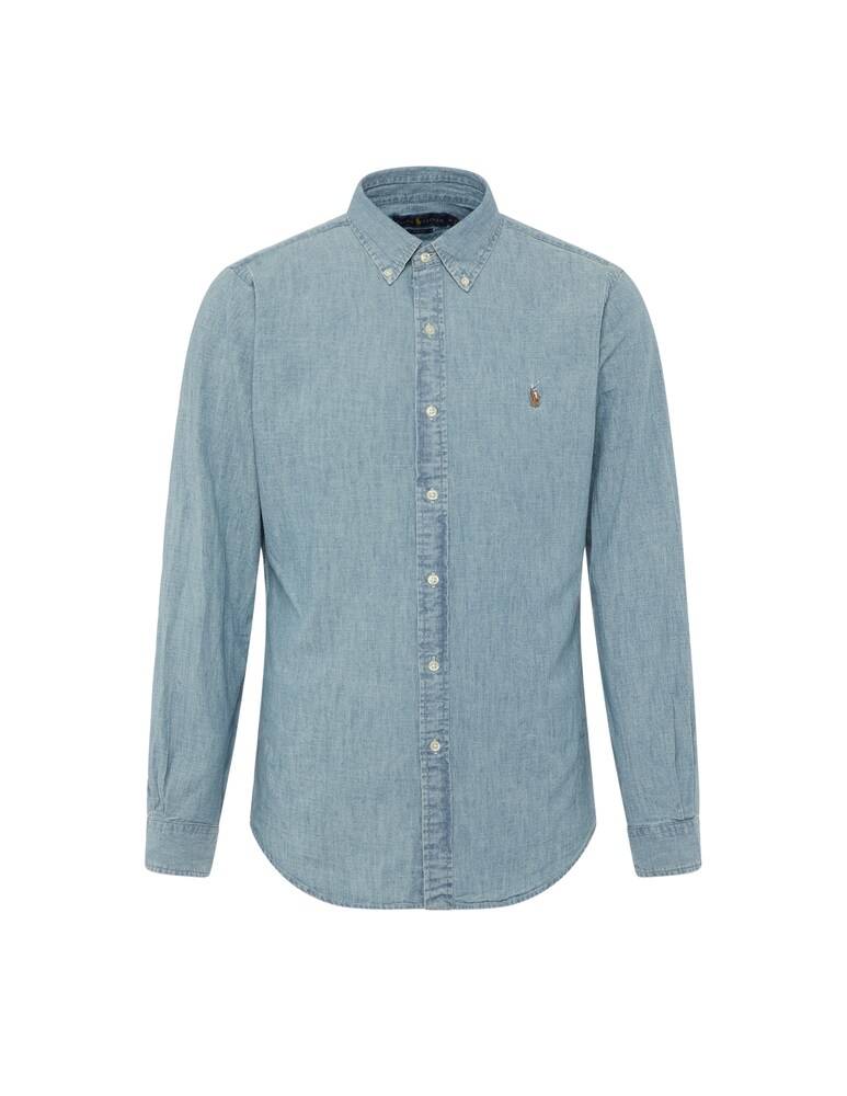 Polo Ralph Lauren Camicia Sportiva Chambray Slim
