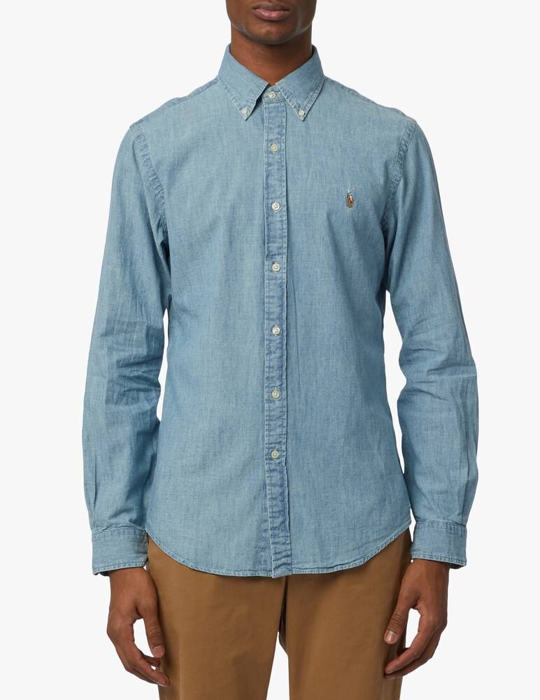 Polo Ralph Lauren Camicia sportiva chambray slim