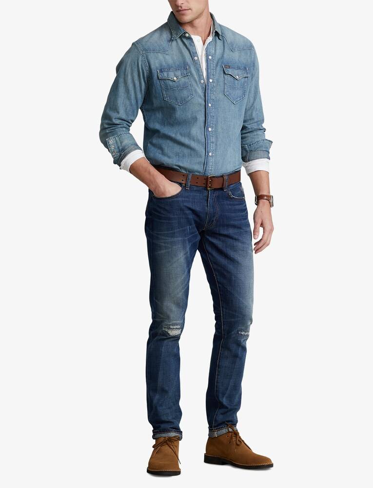 Polo Ralph Lauren Camicia Western Denim