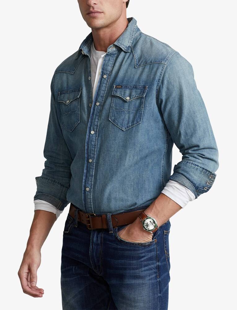 Polo Ralph Lauren Camicia western denim