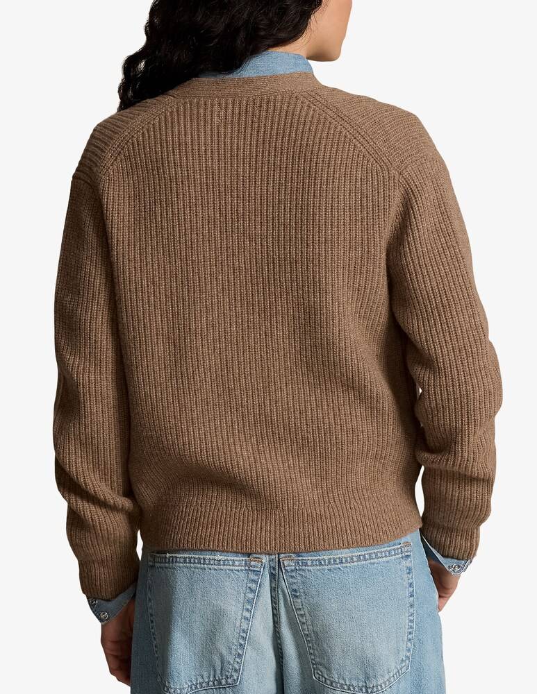 Polo Ralph Lauren Cardigan In Misto Lana E Cashmere
