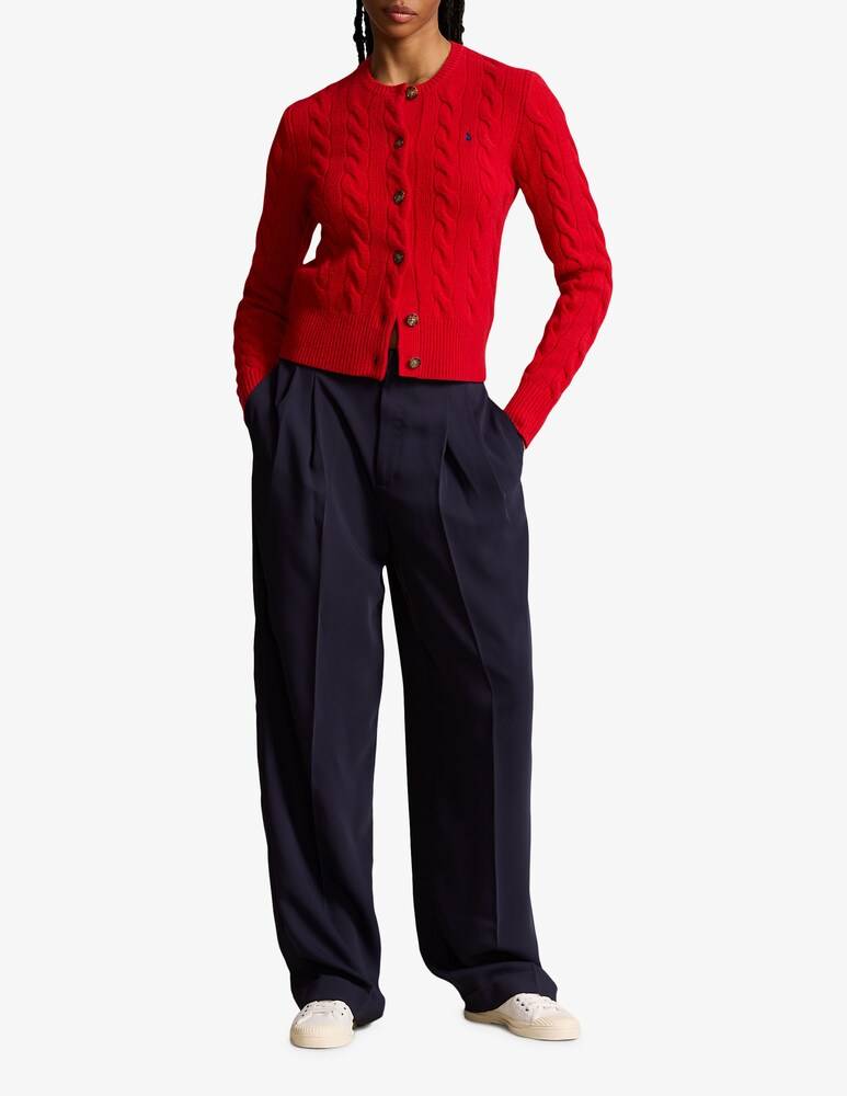 Polo Ralph Lauren Cardigan In Misto Lana E Cashmere