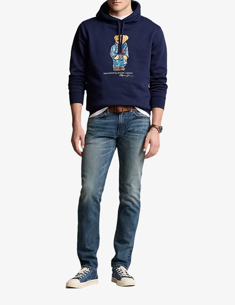 Polo Ralph Lauren Felpa Con Cappuccio Bear Rigata
