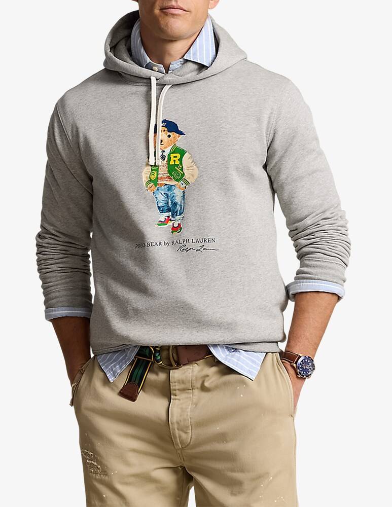 Polo Ralph Lauren Felpa con cappuccio bear rigata