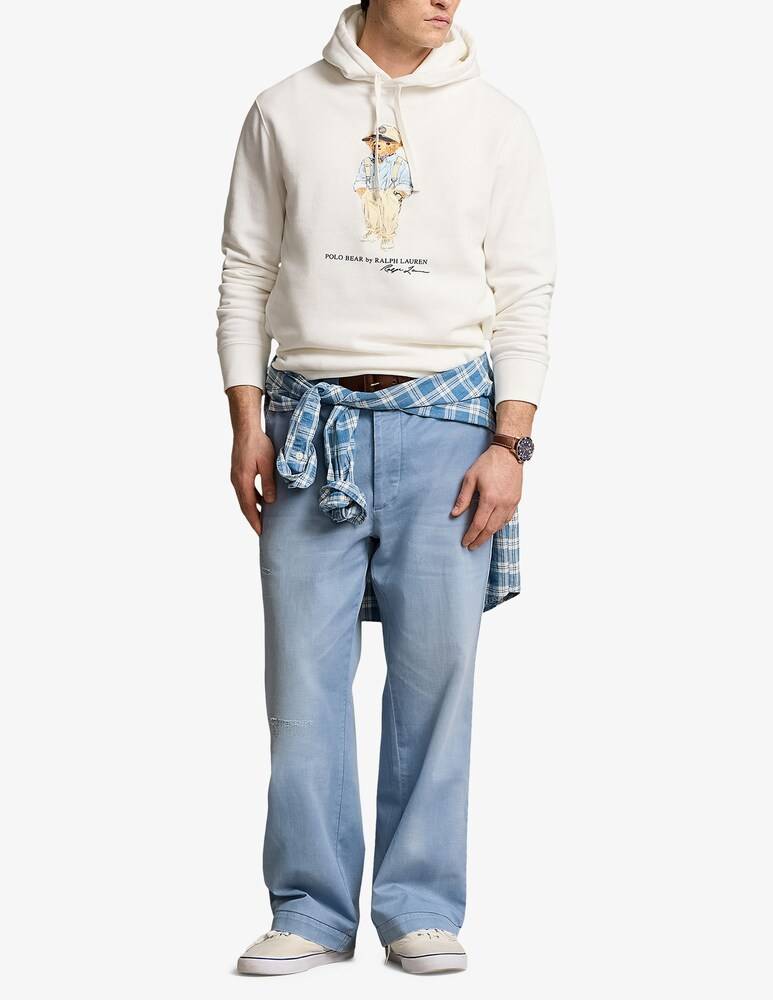 Polo Ralph Lauren Felpa Con Cappuccio Big Bear Rigata