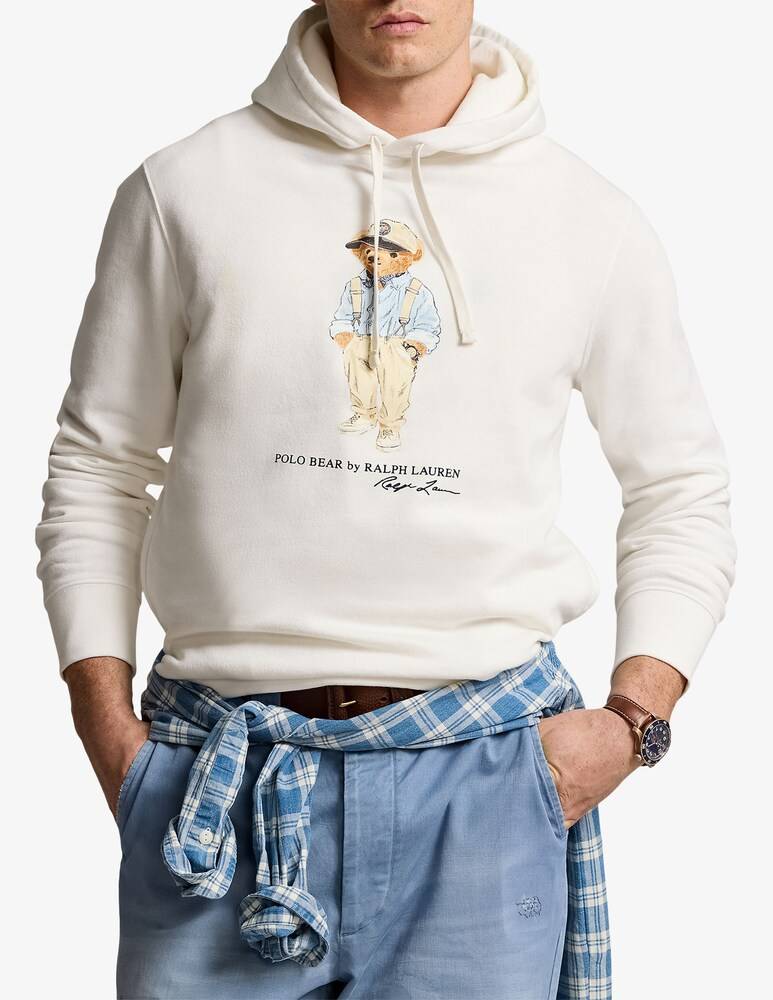 Polo Ralph Lauren Felpa con cappuccio big bear rigata