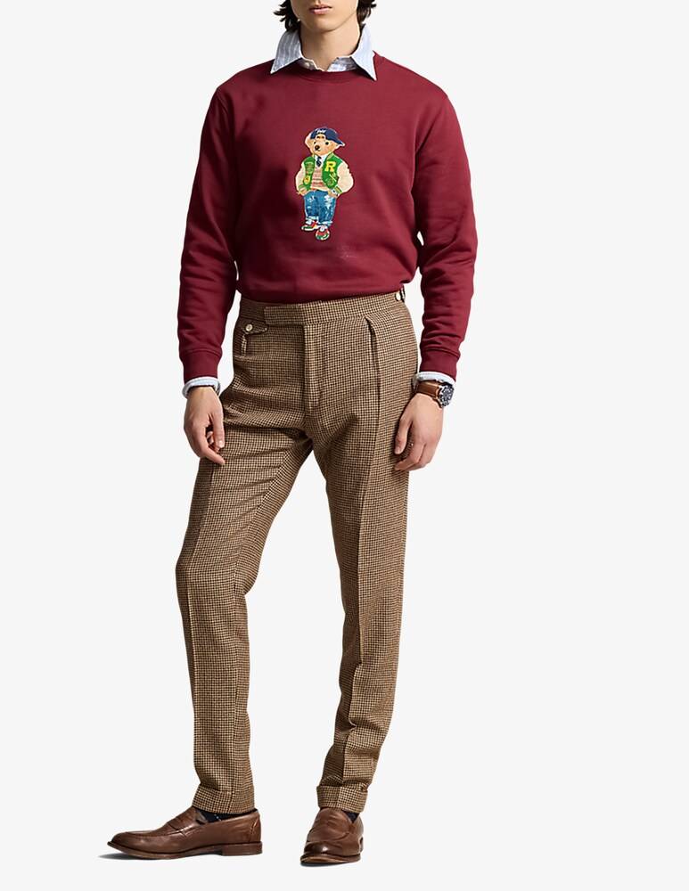 Polo Ralph Lauren Felpa Girocollo Bear Rigata